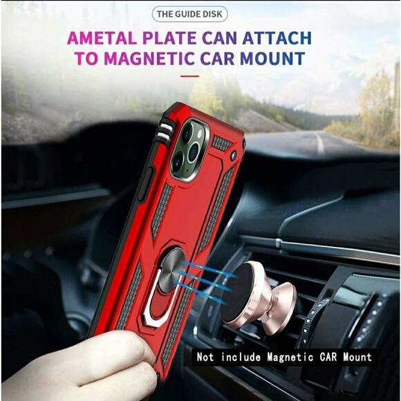 Military Grade Apple iPhone Pro Case w/ Screen Protector & Magnetic Kickstand - Picture 3 of 6